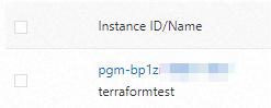 Instance name