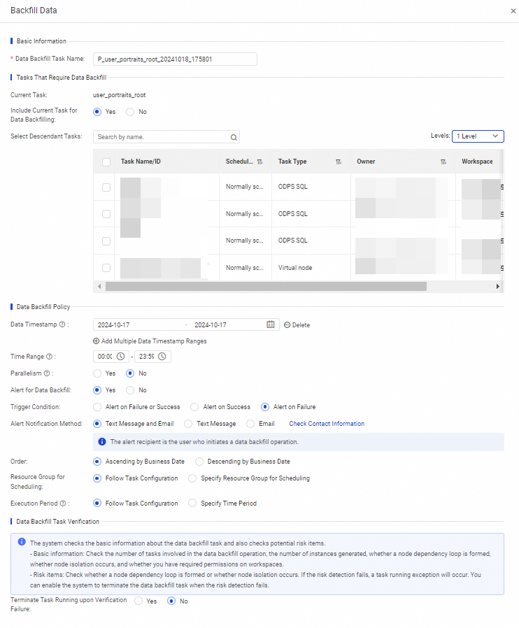 Backfill data and view data backfill instances (old version ...