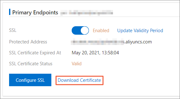 Download a certificate