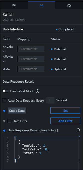 Data tab