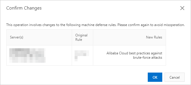Confirm Changes