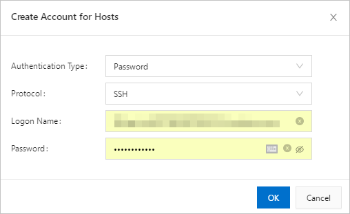 Create an account for multiple hosts (2)