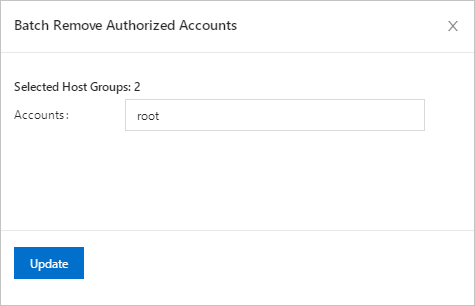 Batch Remove Authorized Accounts