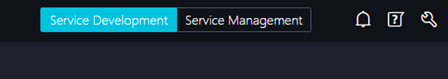 Service Management tab