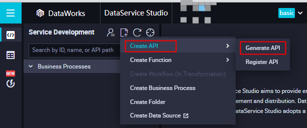 Generate API