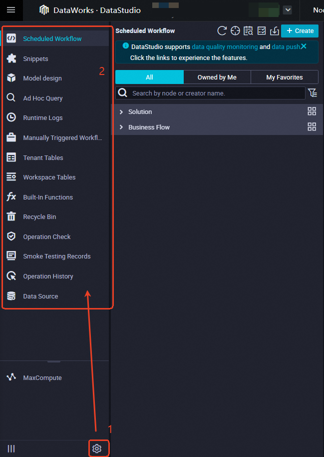 Adjust the displayed modules