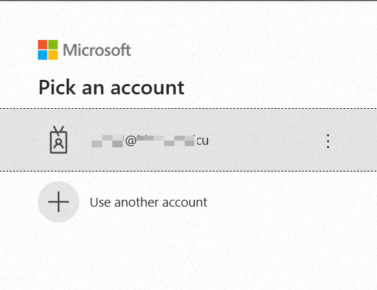 Microsoft administrator logon page