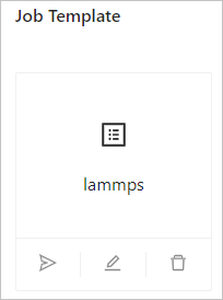 Job template