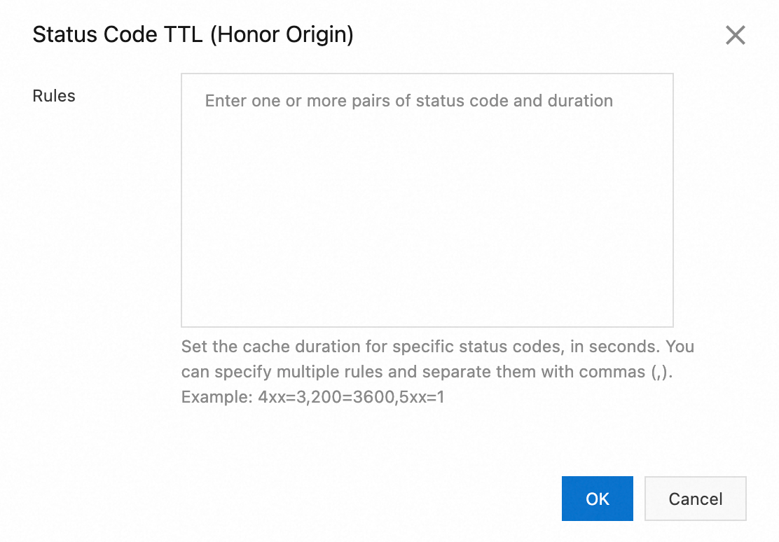 单个状态码过期时间