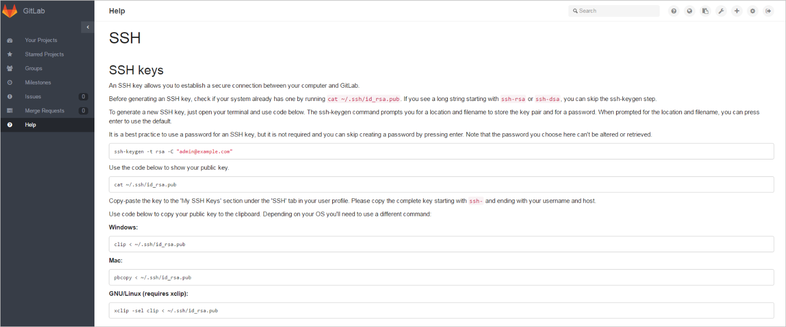 Generate an SSH RSA key pair