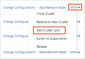 Add a cluster lock