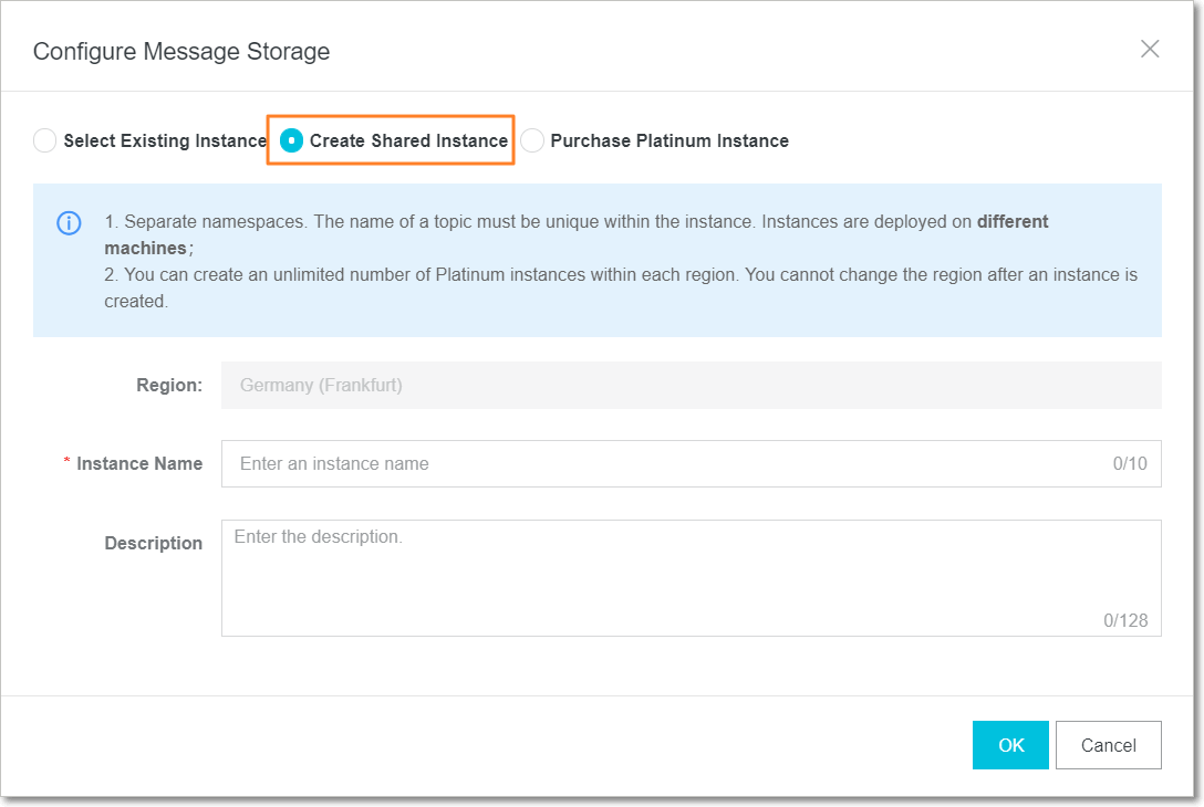 Create a shared instance
