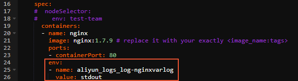 Configure log collection