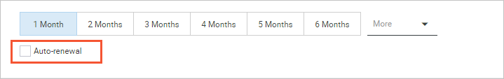 Enable auto renewal