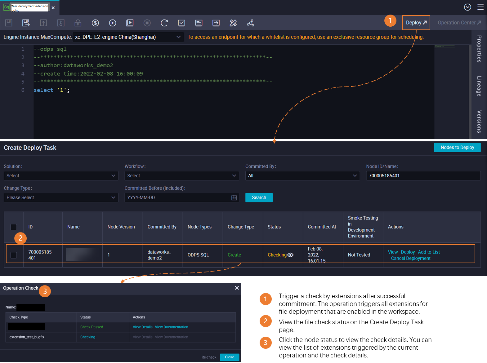 Node deployment