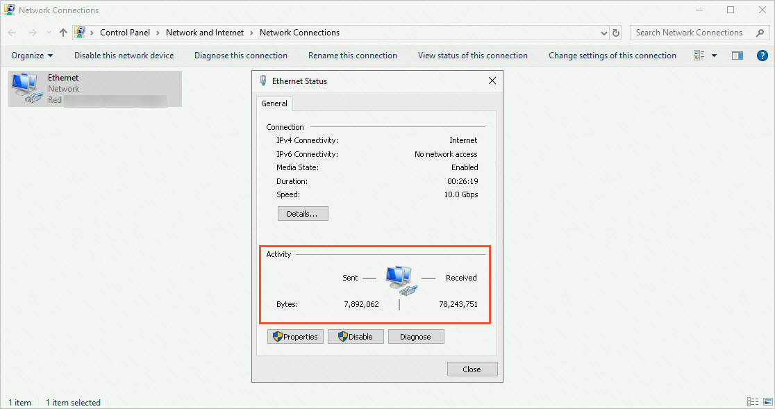 Check whether the NIC sends and receives packets as expected