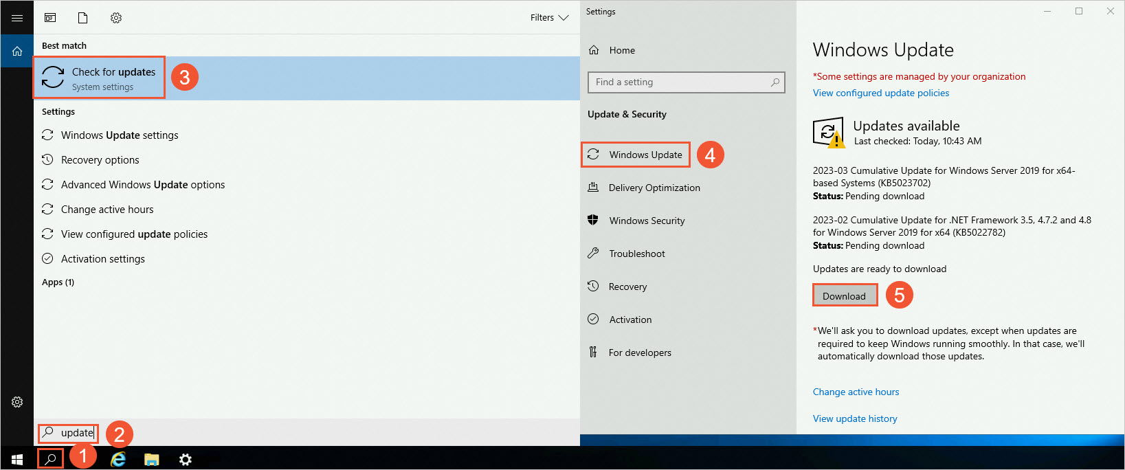 Start Windows Update
