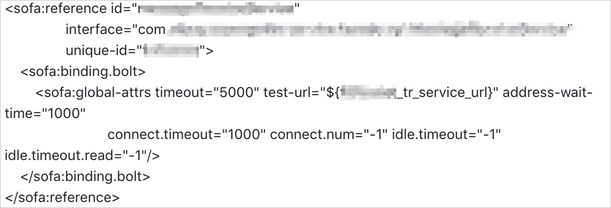 Code example