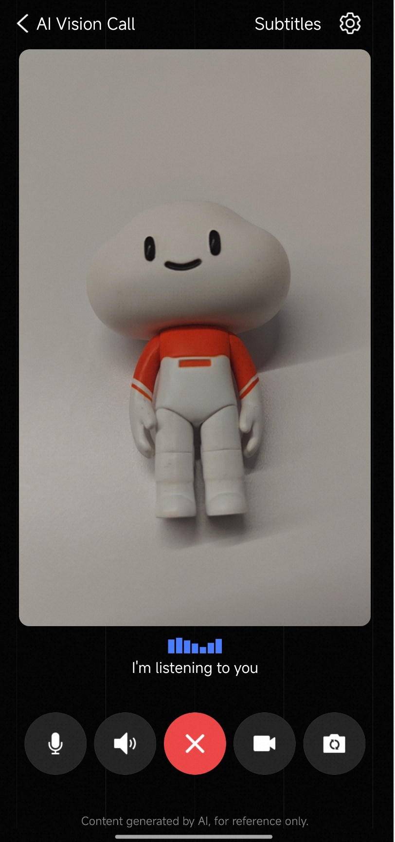 Visual understanding call screenshot 2