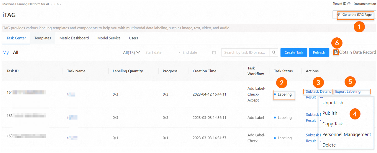 Create a labeling job Platform For AI Alibaba Cloud Documentation