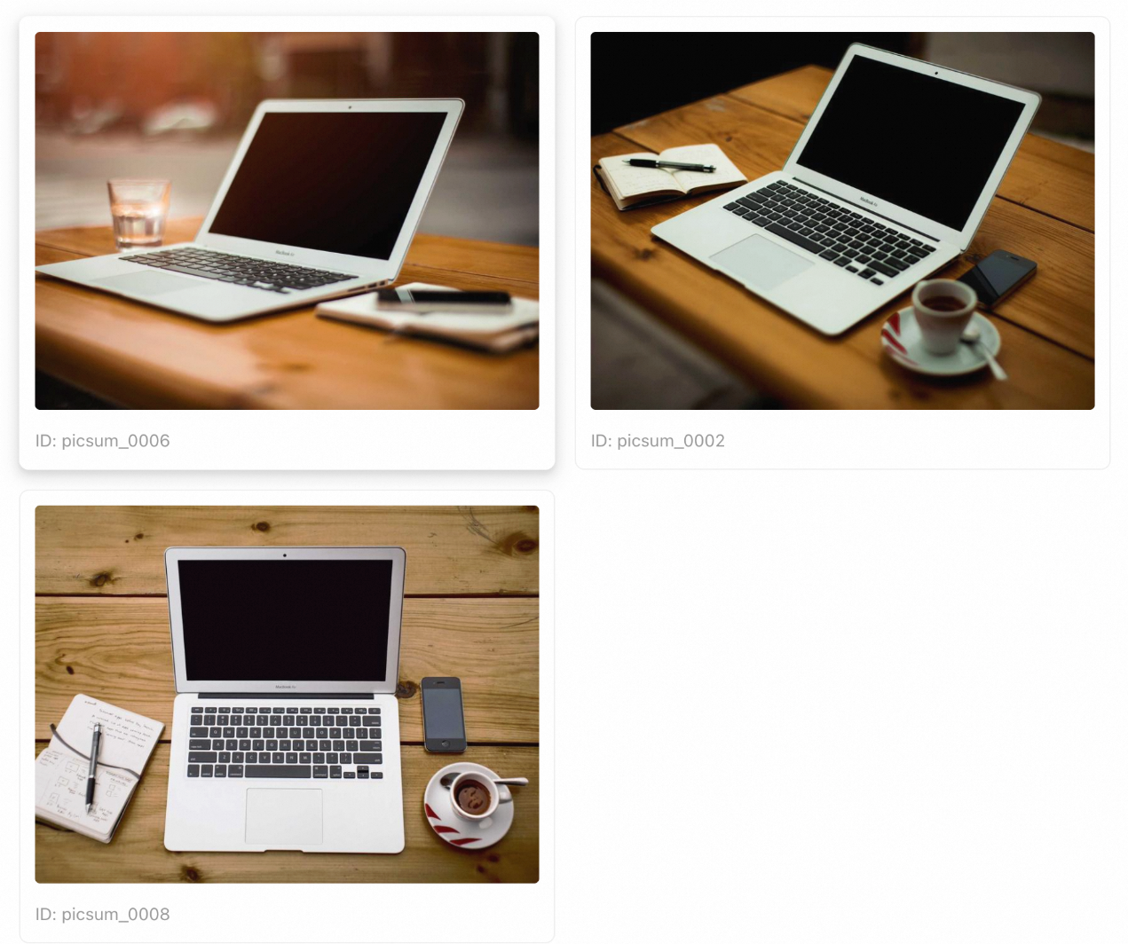 Text-to-image results for the query a macbook