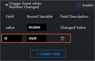 Create a field