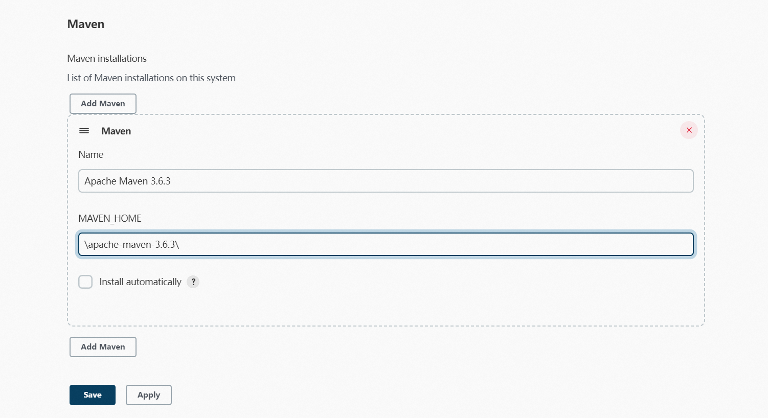  Configure Maven in the Jenkins console