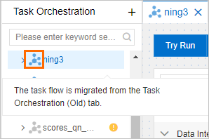 Migrated task flows