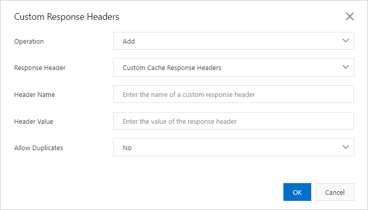 Rewrite an HTTP response header