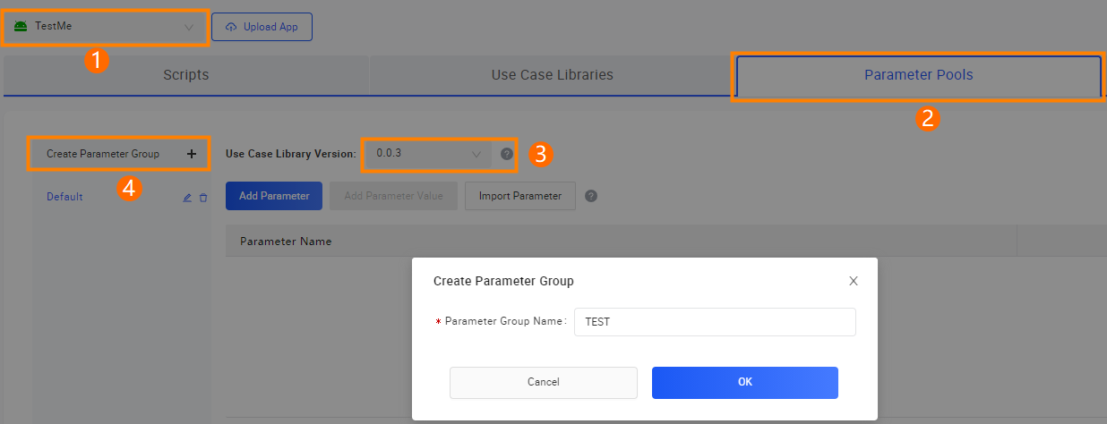 Create Parameter Group