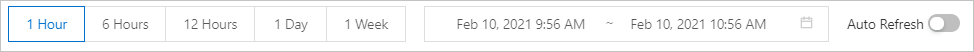 Configure the time range