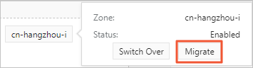 Migrate nodes to another zone