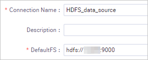 Add an HDFS data source