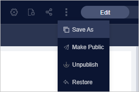 Save As