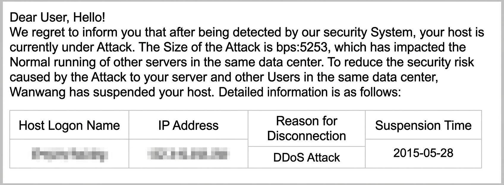 DDoS