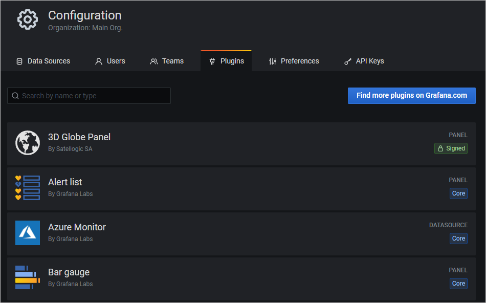 Grafana Plugins