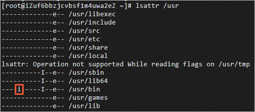 lsattr