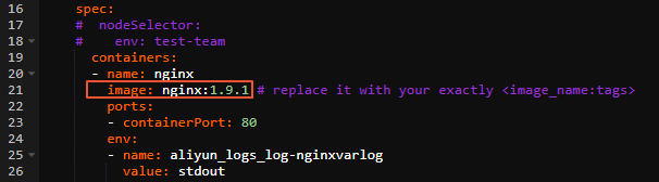 Set the image