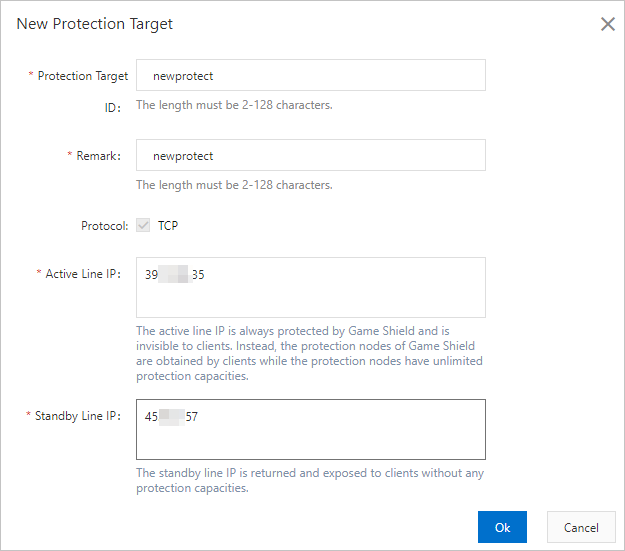 Configure a protection object