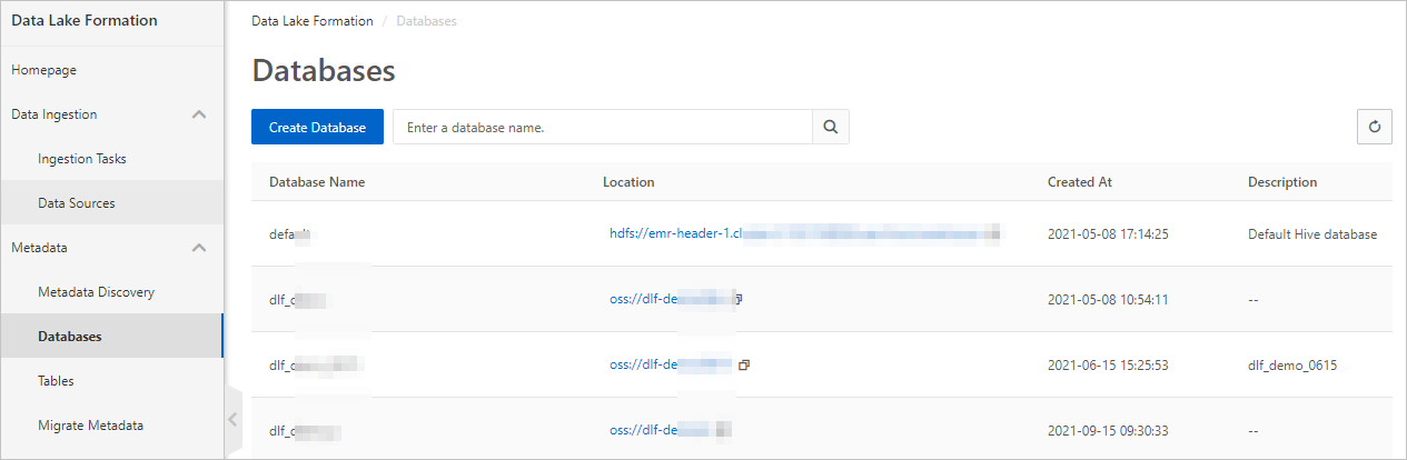 Metadata management