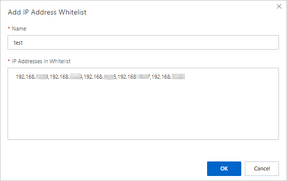 Add an IP address whitelist