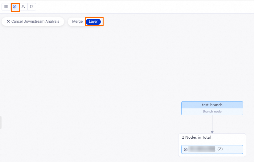 Display analysis results by level