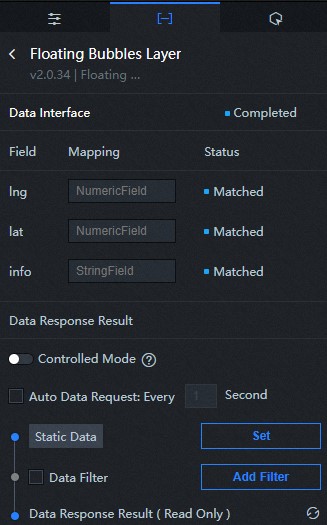 Flow Bubble Layer Data Panel V2.x