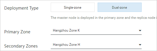 Create a zone-disaster recovery instance