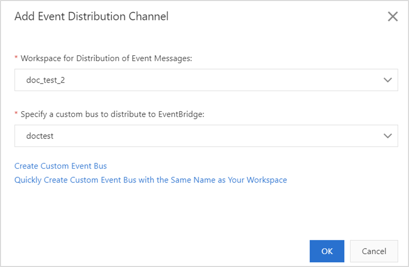Add an event distribution channel