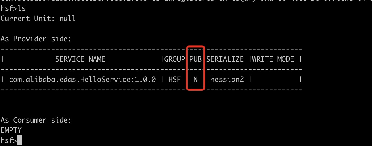 View the HSF service release status