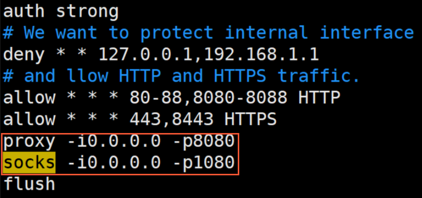 Enable HTTP and SOCKS5 proxies