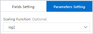 Parameter settings