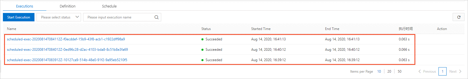 execution-result