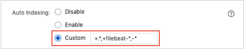 自定义自动创建索引